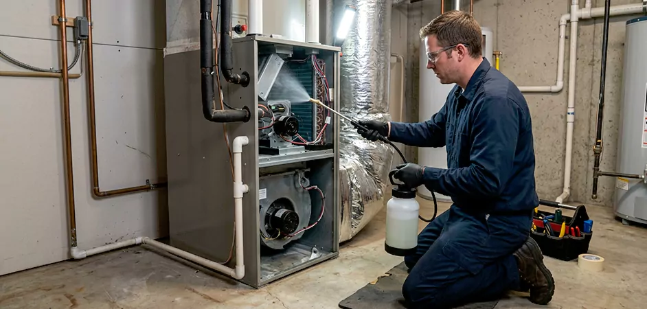 Air Handler Antimicrobial Treatment in Piscataway