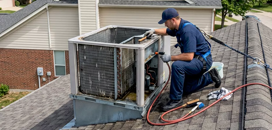 Rooftop Unit Cleaning in Piscataway