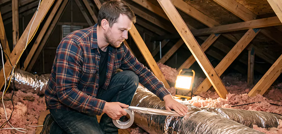 Attic Duct Sealing and Insulation in Piscataway