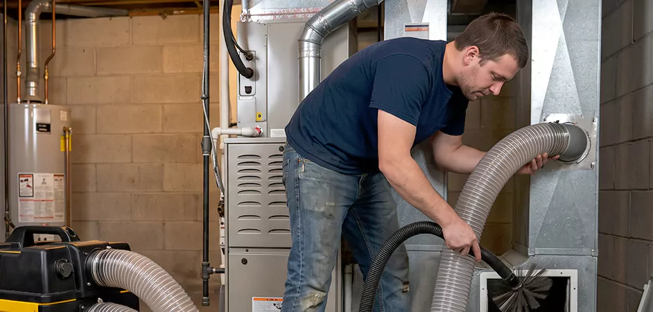Negative Pressure Duct Cleaning for Large and Long Duct Systems in Piscataway